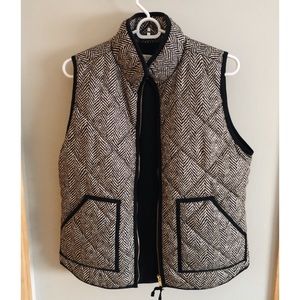 J Crew Herringbone Vest